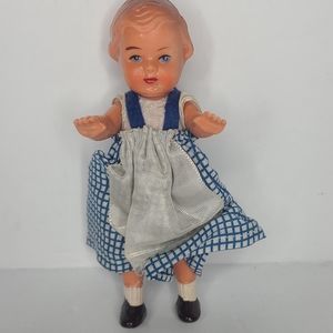 Vintage German Edi Erich Dittmann #12 Celluloid Doll Jointed 40s/50s‎